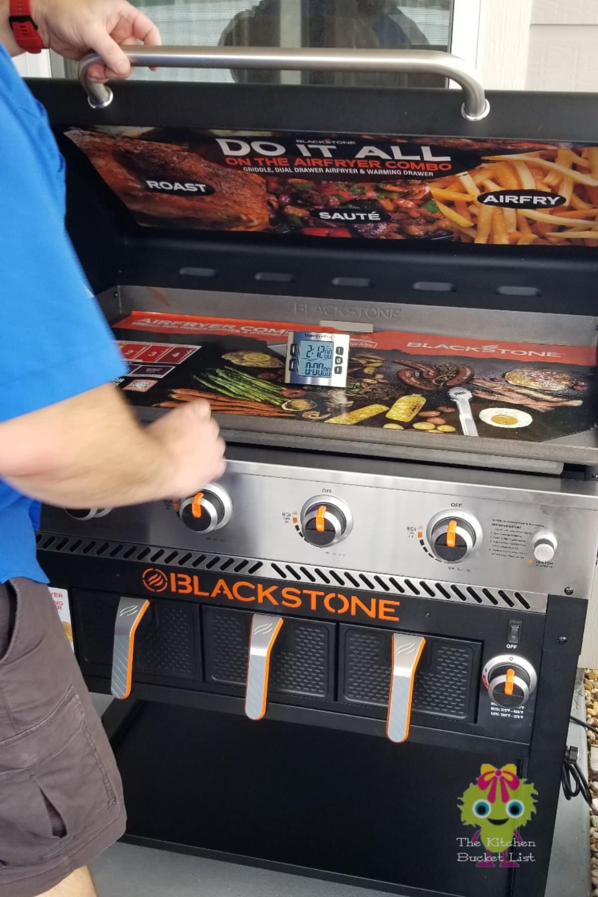 Blackstone Grill with Air Fryer