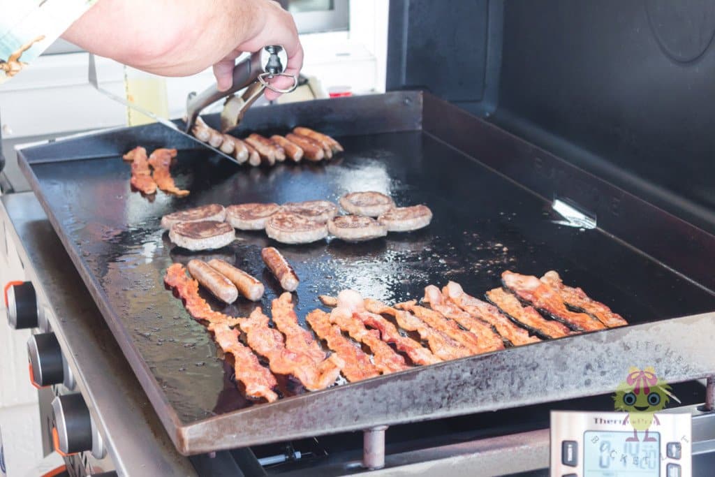 Blackstone Breakfast Meat - The Kitchen Bucket List