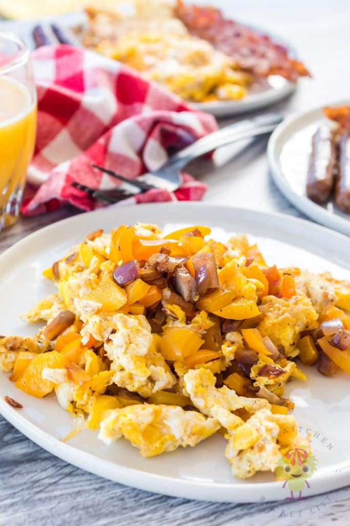 Scrambled Eggs on the Blackstone The Kitchen Bucket List