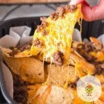 Crispy, crunchy, and "soooo" cheesy, these air fryer nachos are the perfect snack. Done in under 5 minutes. Nachos are a treat to be enjoyed, solo or shared.