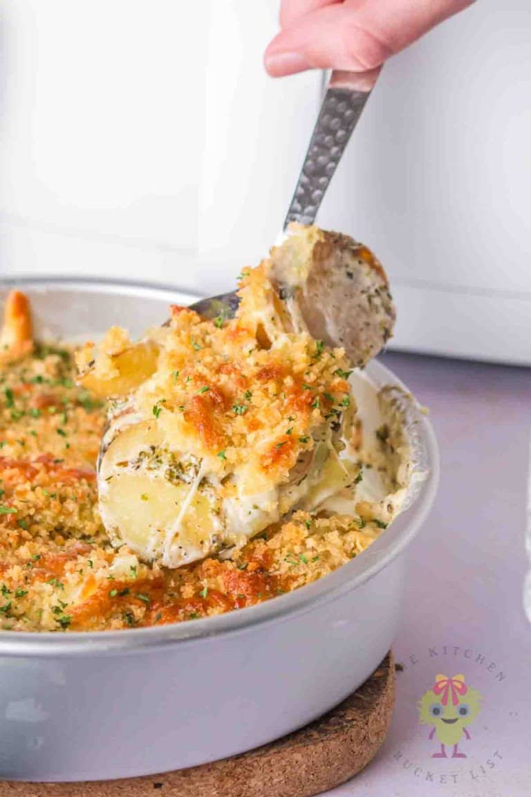 Air Fryer Scalloped Potatoes with a twist The Kitchen Bucket List