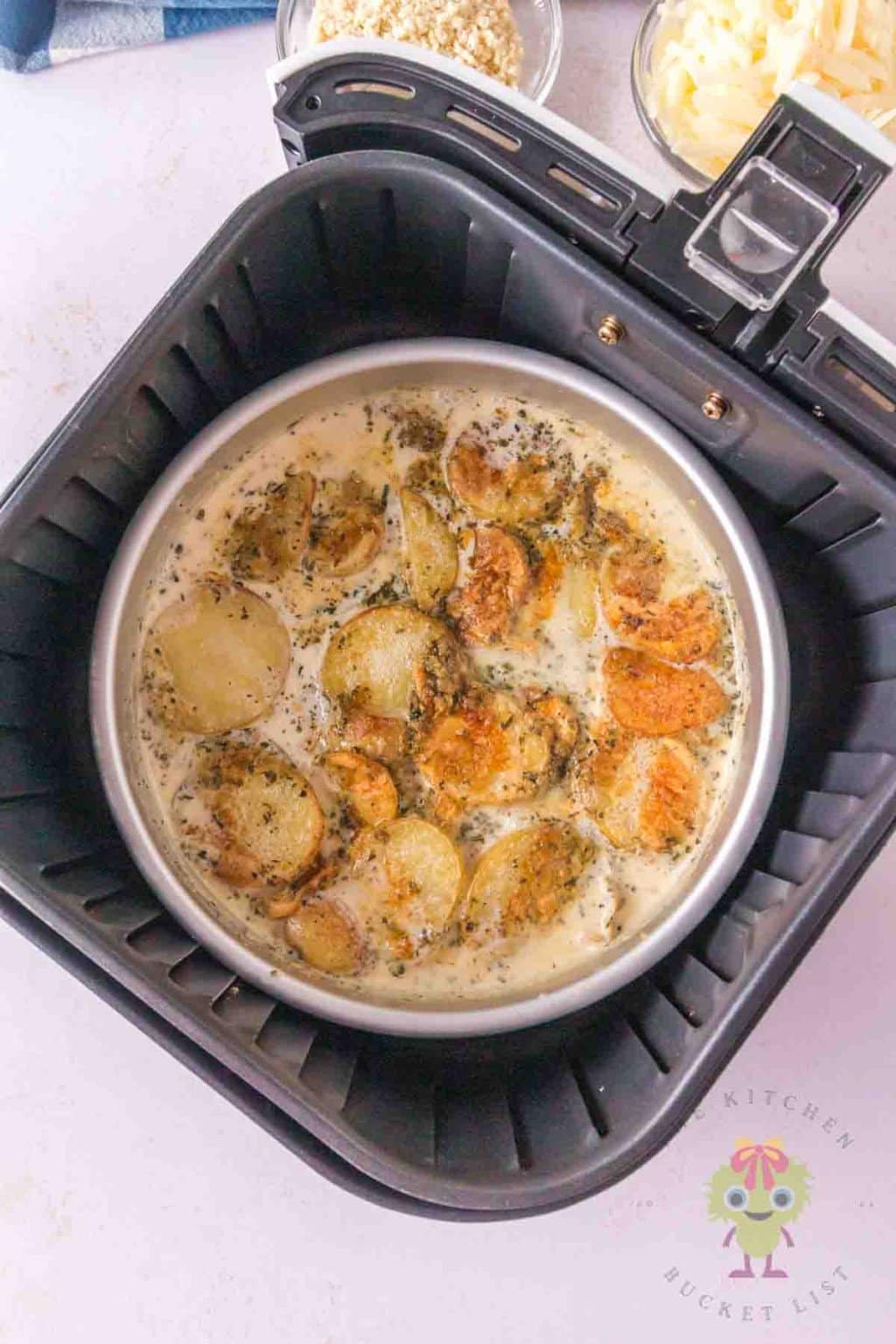 Air Fryer Scalloped Potatoes with a twist The Kitchen Bucket List